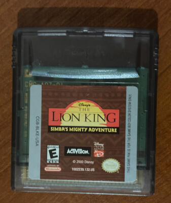 Disney s KÖNIG DER LÖWEN: SIMBA S MIGHTY ADVENTURE GameBoy Color Cartridge USA Version