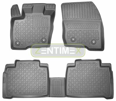 Design-3D-TPE-Gummifußmatten für Ford S-Max Trend 2 Van Kombi 5-türer 2015- 7S19