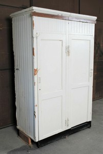 7 Foot Tall Storage Cabinet Historical 1922 Virginia Fire Station Salvage Ebay