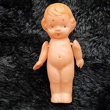 Vintage Celluloid 2.5" Kewpie Flapper Doll Jointed Japan Rose O'Neill