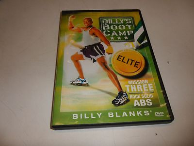 DVD  Billy's Boot Camp: Elite Mission Three - Rock Solid Abs