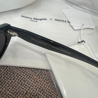 Gentle Monster x Maison Margiela MM204 Black Gray MM204-01 # | eBay