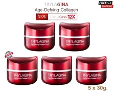 5x 30g Trylagina Age-Defying Collagen Serum 12X Moisturizing Anti-Aging Wrinkle