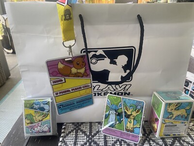 Pokemon NAIC 2023 Competitor kit, Sleeves, Deck Box, Pin