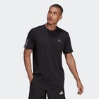 adidas AEROREADY Motion Mens Sports T-Shirt Black Training Fitness