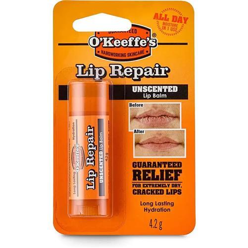 O'Keeffe's Lip Repair Unscented Lip Balm - 4.2g