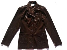 X.o.x.o In America And Abroad Vintage Burgundy Button Front Jacket Size Small