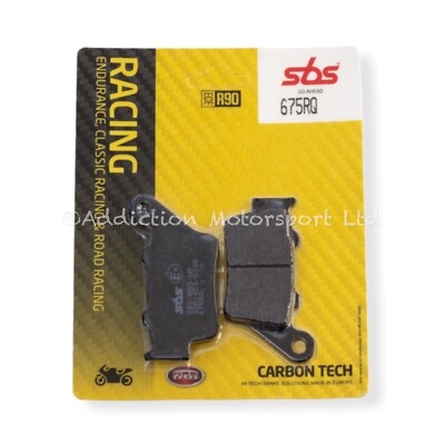 SBS Carbon Tech Compound Rear Brake Pads for KTM 690 Enduro R 2009-2021 - 675RQ