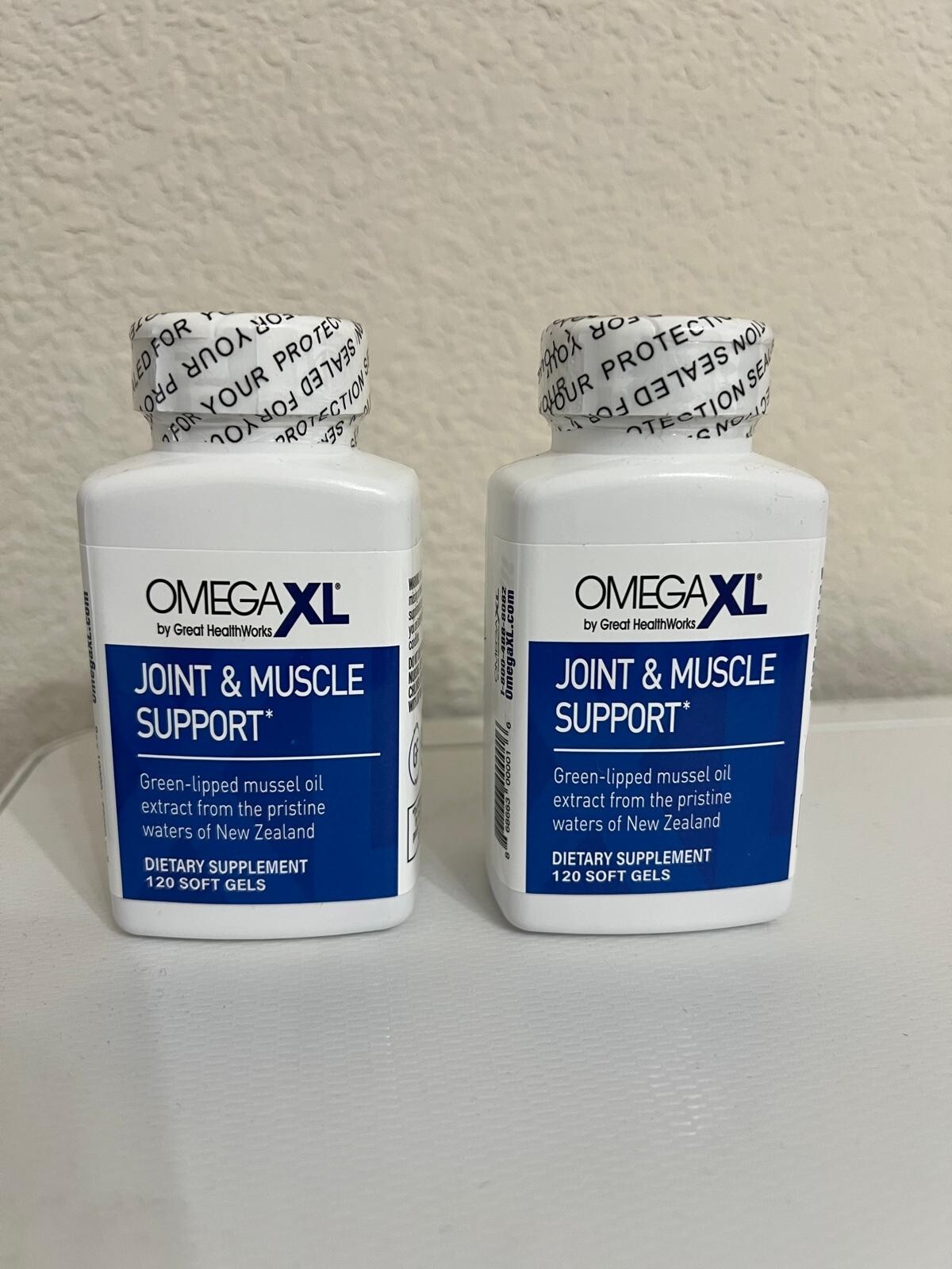 2 Omega XL 120 ct by Great HealthWorks Small, Potent,Joint Pain Relief, Omega-3