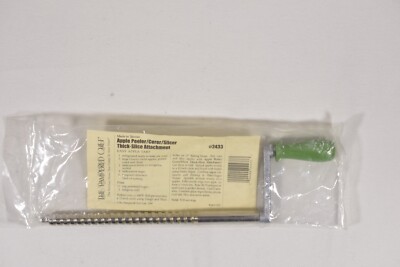 The Pampered Chef #2433 Apple Peeler/Corer/Slicer Thick-Slice Attachment Sealed