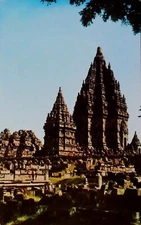 Indonesia Vintage Postcard Laro Djonggrang Temple Prambanan Complex 20710