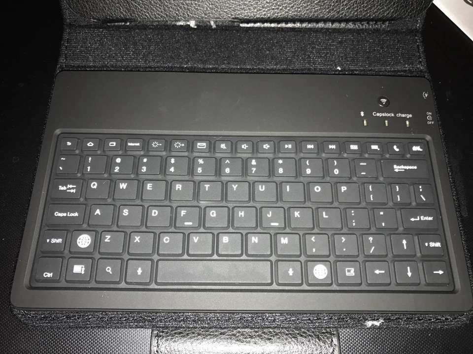 Bluetooth Keyboard Leather Folder Case for Asus MeMO Pad HD 7 Tablet PC - Image 4 of 4