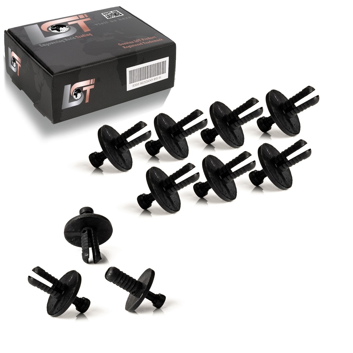 10x Sound Insulation Front Wall Engine Compartment Clips Panel Trim for BMW E30