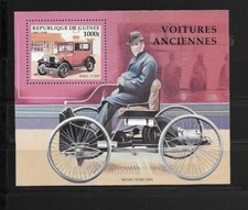 REPUBLIQUE GUINEE BLOC FEUILLET 1998 NEUF VOITURES ANCIENNES  FORD T 1927