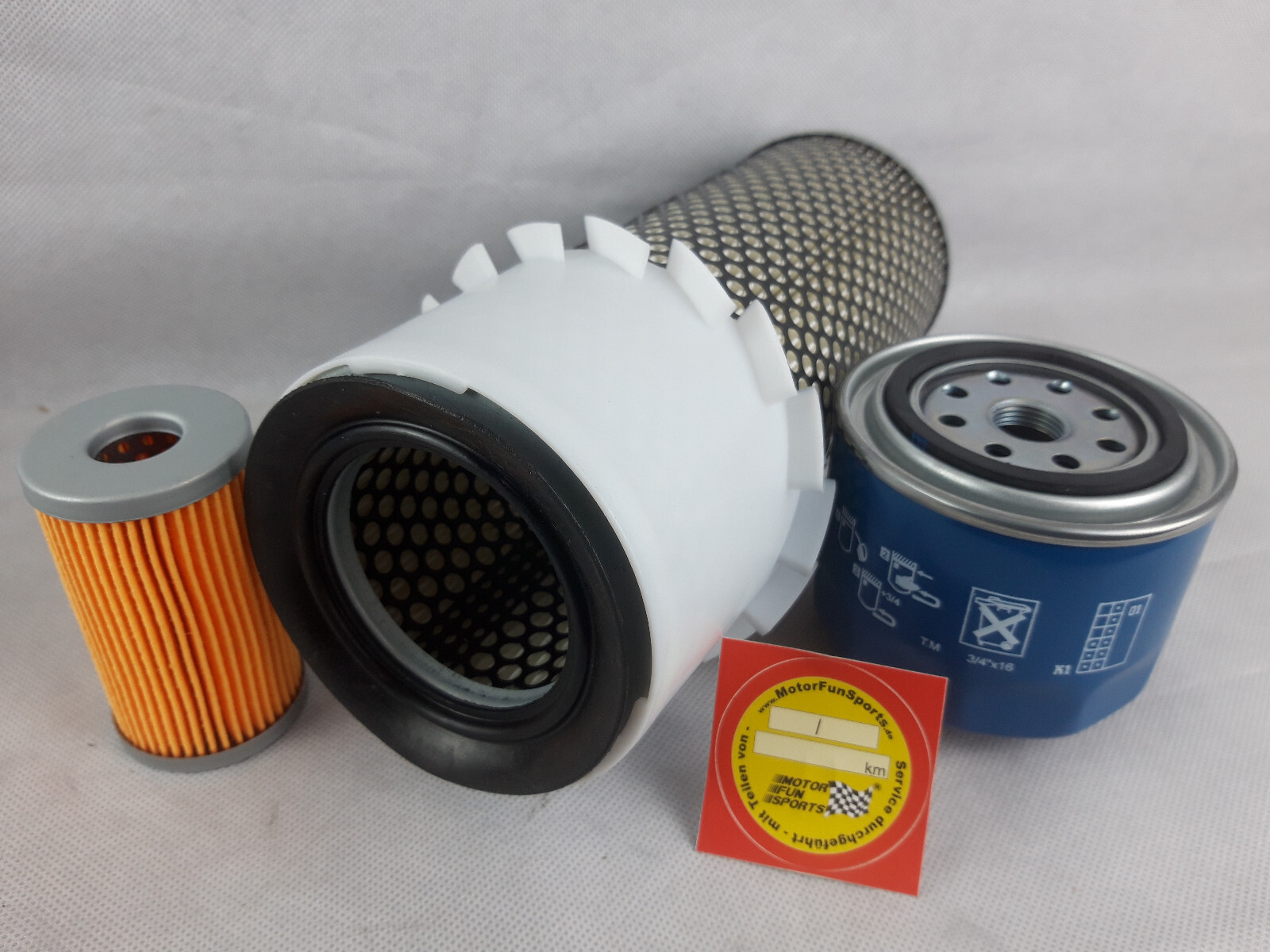 Filter Set (Small) Suitable for Kubota L 2550 F Oil Air Fuel