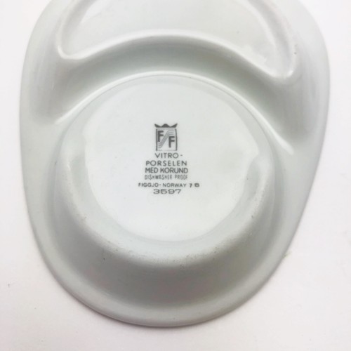 Platillo de bolito de pedernal Figgjo de colección para platillo de crema solo Med Korund 3597 - Imagen 6 de 6