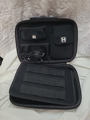 バッグ DS Nintendo DS BDA Travel Shell Carrying Case 24 Game Slots Blue Bag
