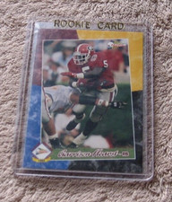 Garrison Hearst Rookie Card Plastic Protector NFL Phoenix Cardinals 1993 Pacific. rookie card picture