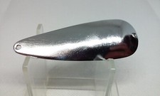 Vtg Gypsy King #1 Nickel/Silver 2 3/4" Wiggle Wobble 1/2oz Spoon fishing Lure