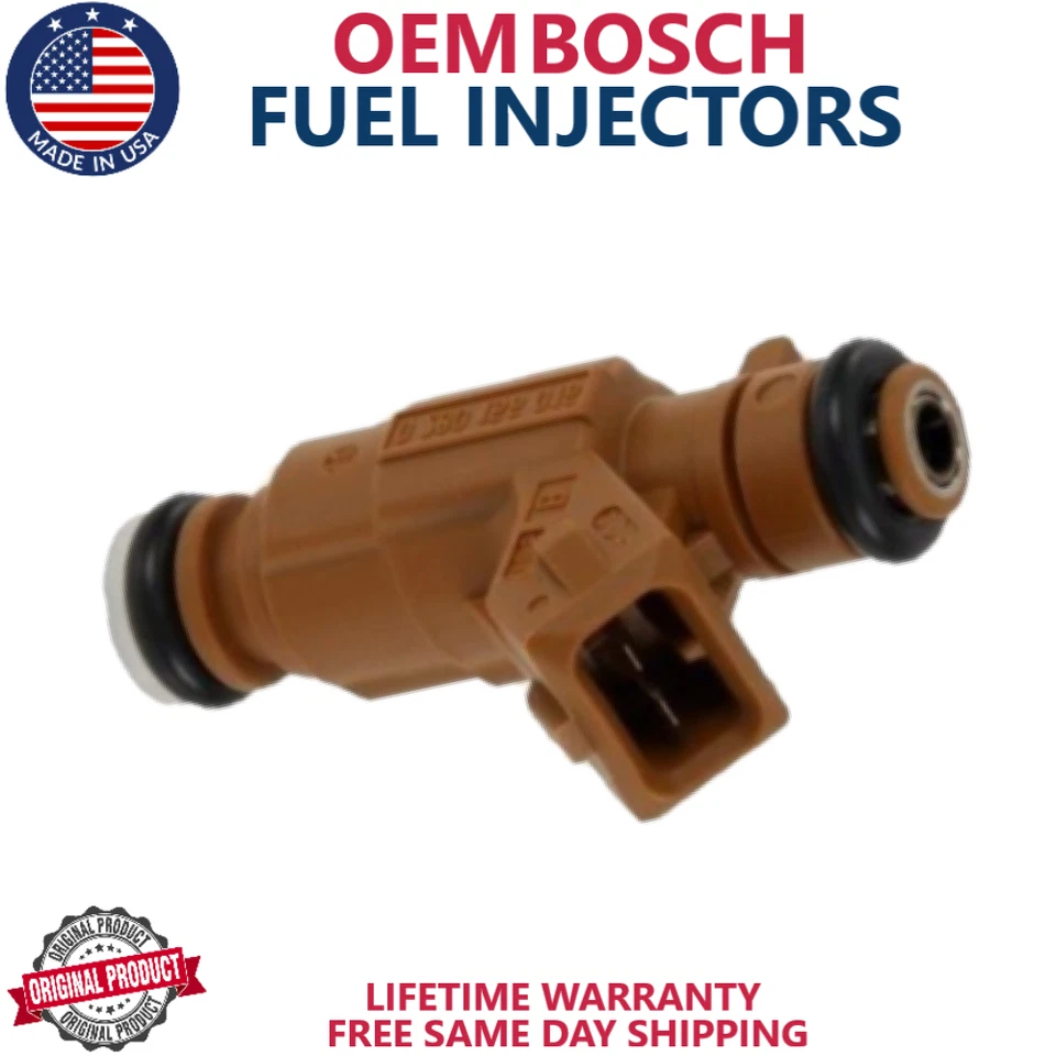 NEW OEM x8 BOSCH FUEL INJECTORS FOR 2003-2006 Mercedes-Benz SL500 5.0L V8 - Image 2 of 3