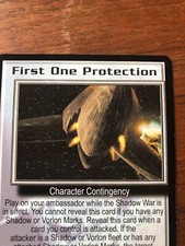 FIRST ONE PROTECTION GREAT WAR BABYLON 5 CSG RARE CARD NEAR MINT UNPLAYED