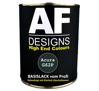 500ML Basislack Acura G62P Geneva Green Perl Spritzfertig Autolack