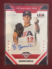 2020 Panini Stars and Stripes Signatures Auto /299 Brandon Barriera