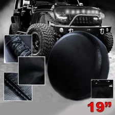 35x12.5R18 35x12.5R20 Black Leather Spare tire cover Size XXXL for SUV Truck