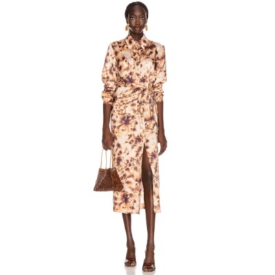 nanushka brown dress Nayana - Midi dress - Light Mocha