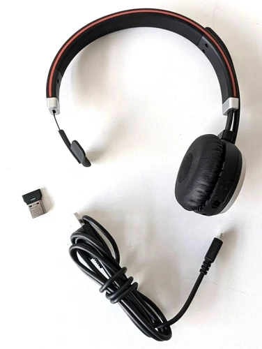 Jabra Evolve Evolve 65 SE MS Wireless Mono Telephone Headset Over-the-head
