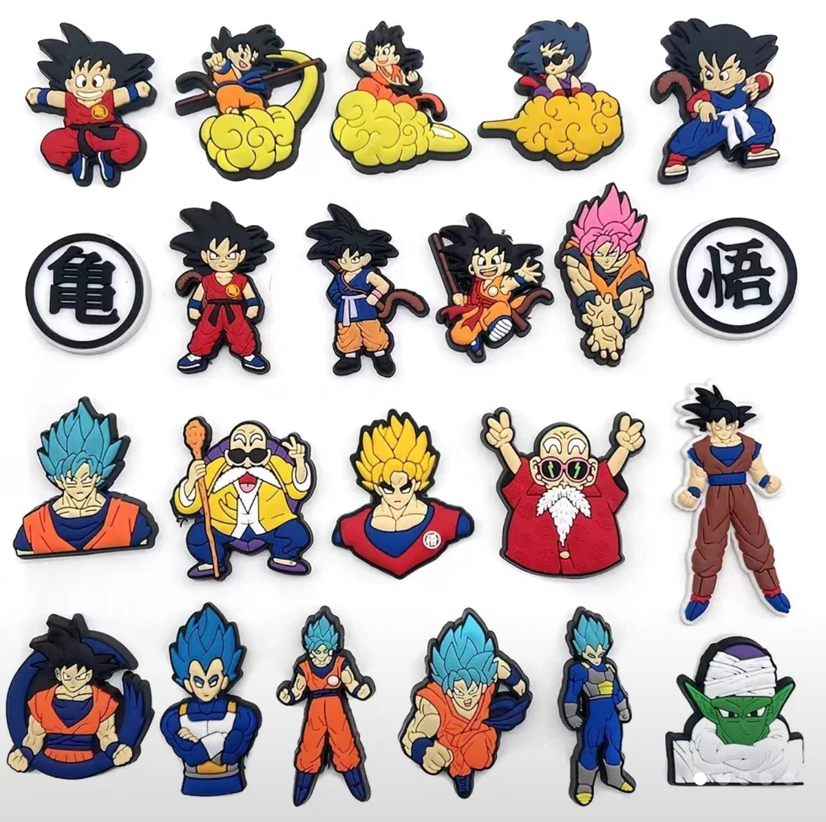 Dragon Ball Z Charms for Crocs 21 Different Characters