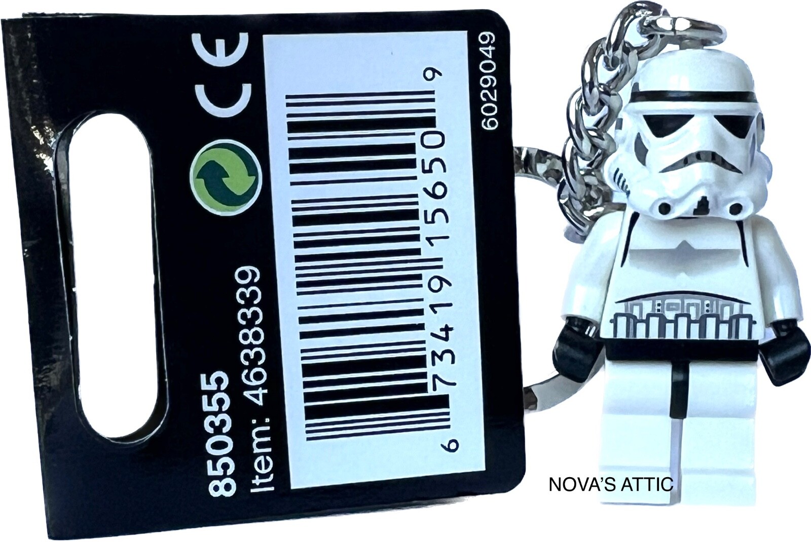 LEGO STAR WARS STORMTROOPER MINIFIGURE KEYRING 850355