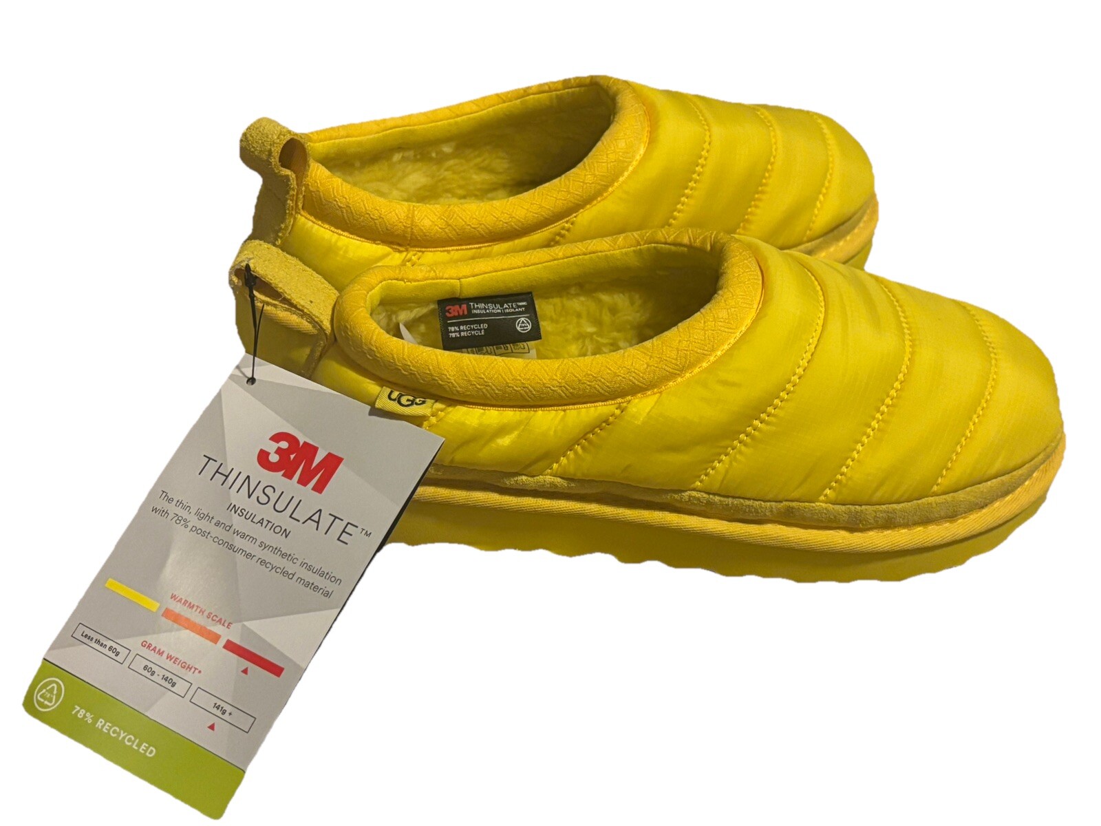 PANTOFOLA D’ORO UGG Tasman LTA Puffer Mule ciabatte donna taglia 8 Thinsulate 1142050 nuove