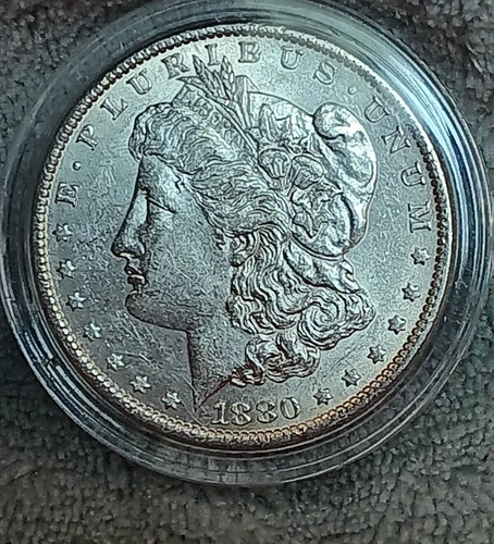 SILVER 1880 O UNC   MORGAN  DOLLAR   TP-5266