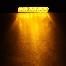 Ultra-Slim Strobe Warning Lights 12-24V LED Flashing Beacons for Emergency