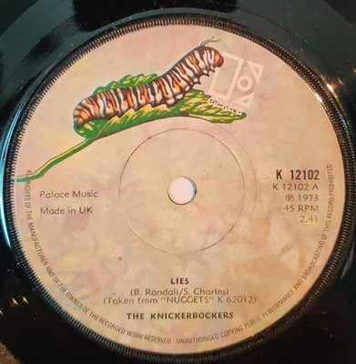 The Knickerbockers - Lies / I Had Too Much To Dream (Last Night), 7'', (Vinyl)