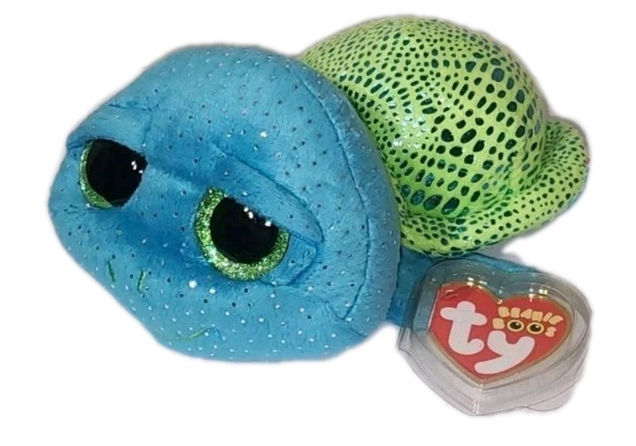 Ty Beanie Boos CARA the Turtle Sea World Exclusive 6" NEW MWMT Plush Stuffed Toy