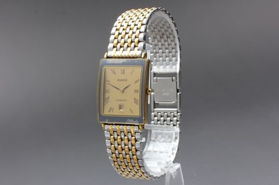 [Exc+5] Rado Florence 160.3605.2 Black Gold Quartz Unisex Watch From JAPAN