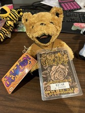 Grateful Dead Bean Bear Devotion Limited Edition 7  Numbered 2000 LIQUID BLUE 1