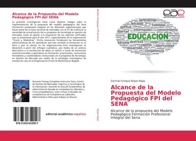 Alcance de la Propuesta del Modelo Pedagógico FPI del SENA Rojas Taschenbuch