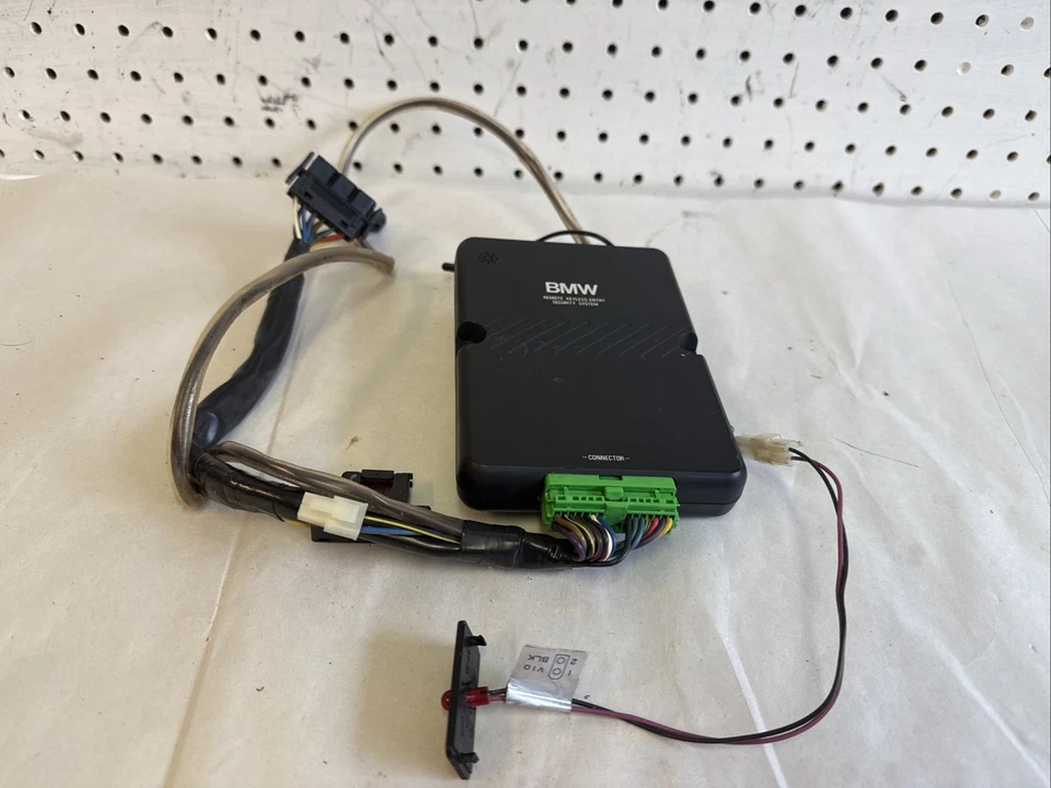 Módulo de alarma de entrada remota sin llave BMW Z3 Roadster 96-02 arnés y bocina de sirena OEM Foto 2 de 4