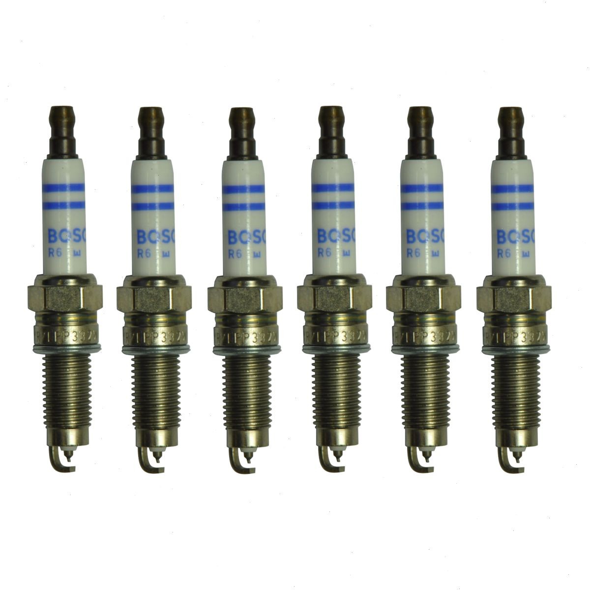 6 pc Bosch Double Platinum Spark Plugs for 2004-2006 Porsche Cayenne 3.2L V6 ij
