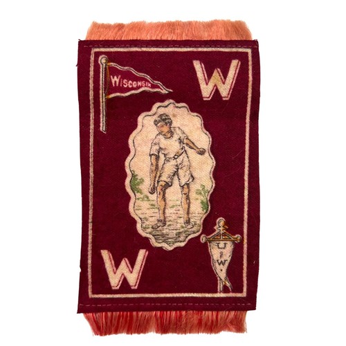 1910's Murad Tobacco Cigarette Felt B33 - University of Wisconsin - Runner