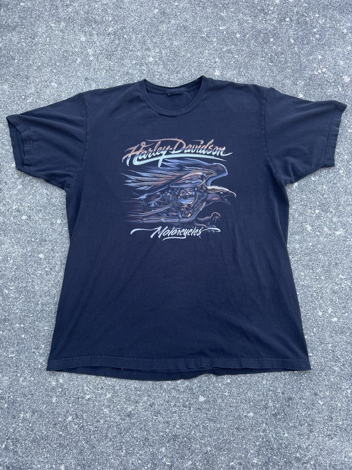 Harley Davidson Chrome Script Eagle Eden Prairie,… - image 1
