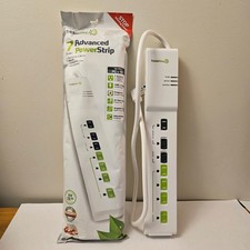 Set of 2 TrickleStar 7 Outlet Advanced Power Strip Surge Protector TS1104