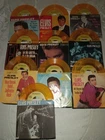 ELVIS PRESLEY 50TH ANNIVERSARY 45RPM RECORDS WITH PICTURE SLEEVE 10 Records Lot