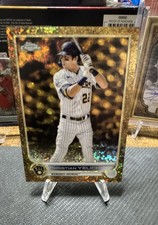 22 Topps  Gilded Collection Christian Yelich Gold Etch Mini-Diamond Refractor 50
