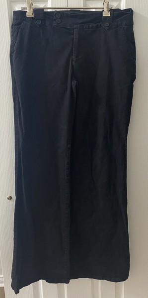 THATS SO FETCH Ladies Black Wide Leg Flare Pants Size 12