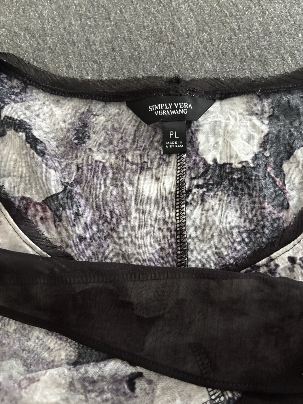 Simply Vera Vera Wang Purple Basic Top Women Peti… - image 3