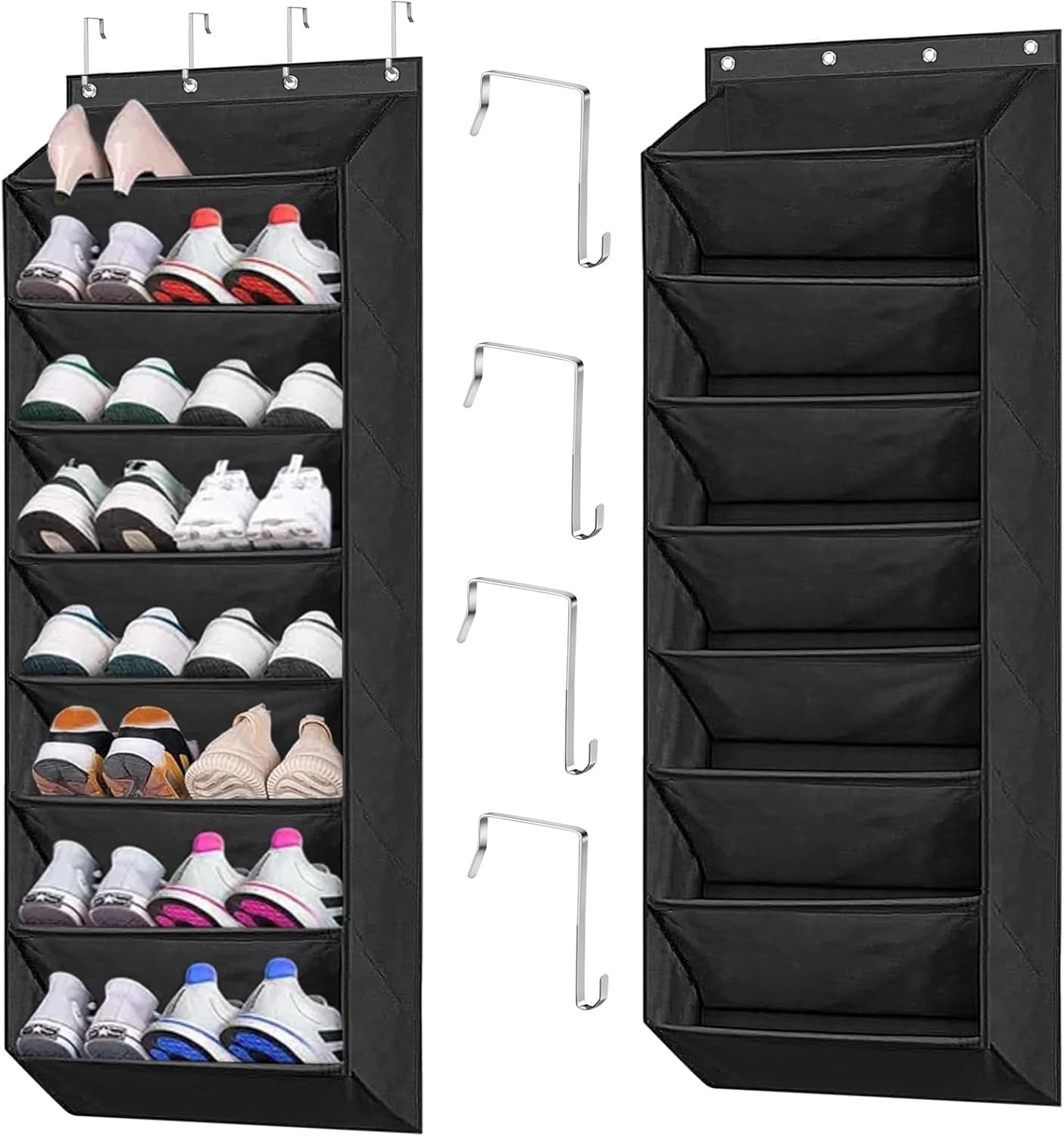 Scarpiera Sportiva da Porta Organizer con 8 Tasche Grandi per Atleti